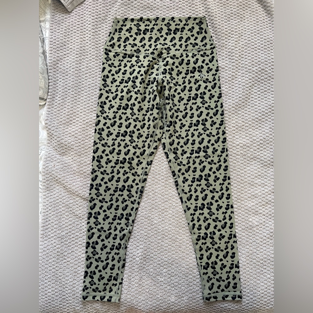 Ryderwear Green Printed Leggings